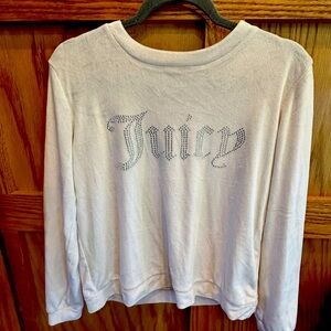 Ivory Juicy Couture Sleepwear Set Velour Luxe